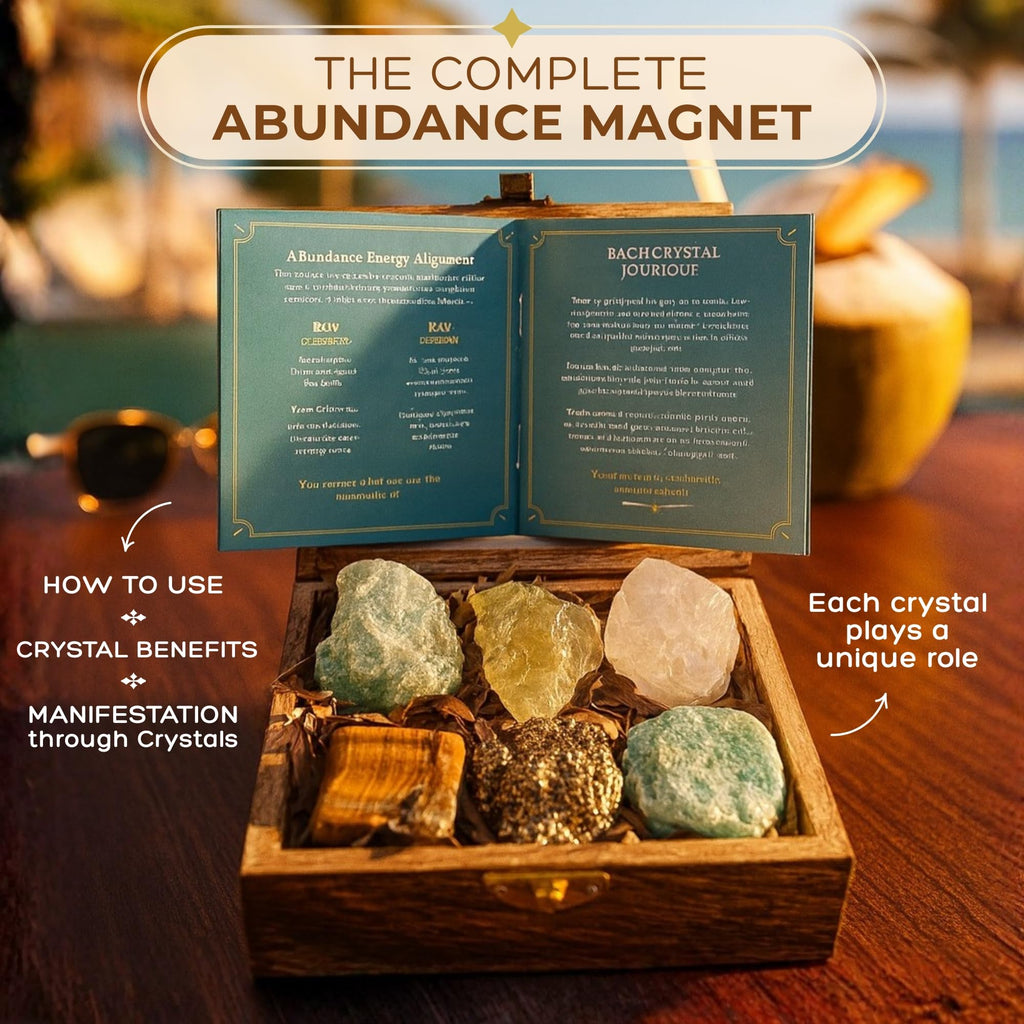 Anima Premium Rose Quartz Crystal Set for Love, Healing & Harmony – Authentic Madagascar Rose Quartz Heart Stone, Tower & Raw Crystal Presented in Elegant Wooden Gift Box – Responsibly Sourced