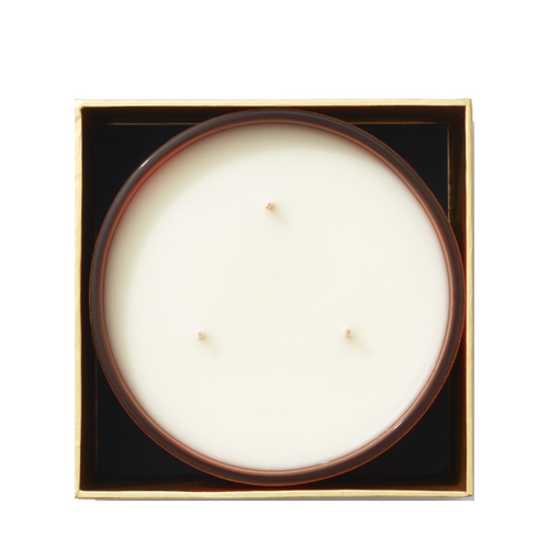 CINNAMON & TANGERINE DELUXE THREE WICK CANDLE