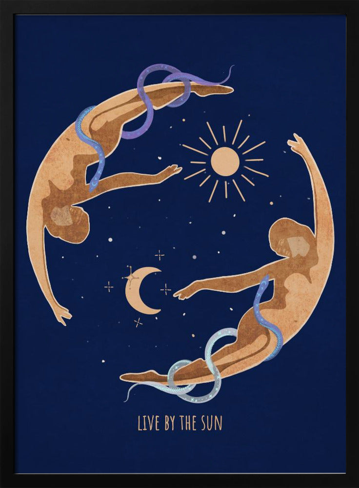 Wall art Spiritual Feminine Energy, Sun, Moon, Snake, Venus..