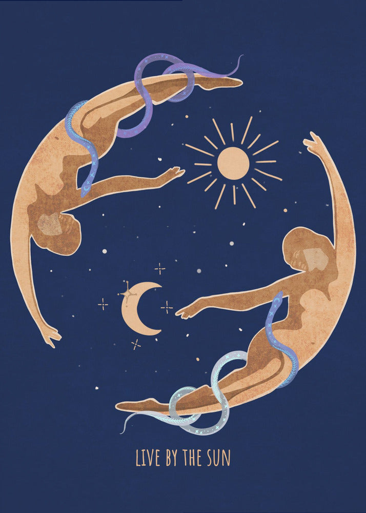 Wall art Spiritual Feminine Energy, Sun, Moon, Snake, Venus..